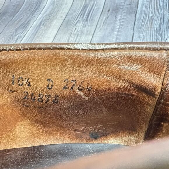 Allen Edmonds McGraw Penny Loafers Bench Welt Brown Leather Shoes Men’s 10.5 D main image 5